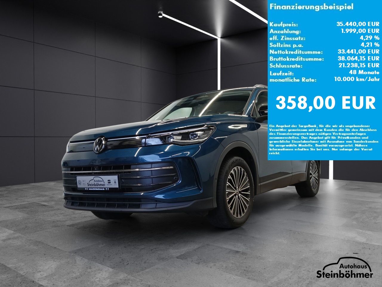 VW Tiguan Goal 2.0TDI DSG LED Plus NAV AHK AreaView Bluetooth Navi Klima Einparkhilfe el. Fenster