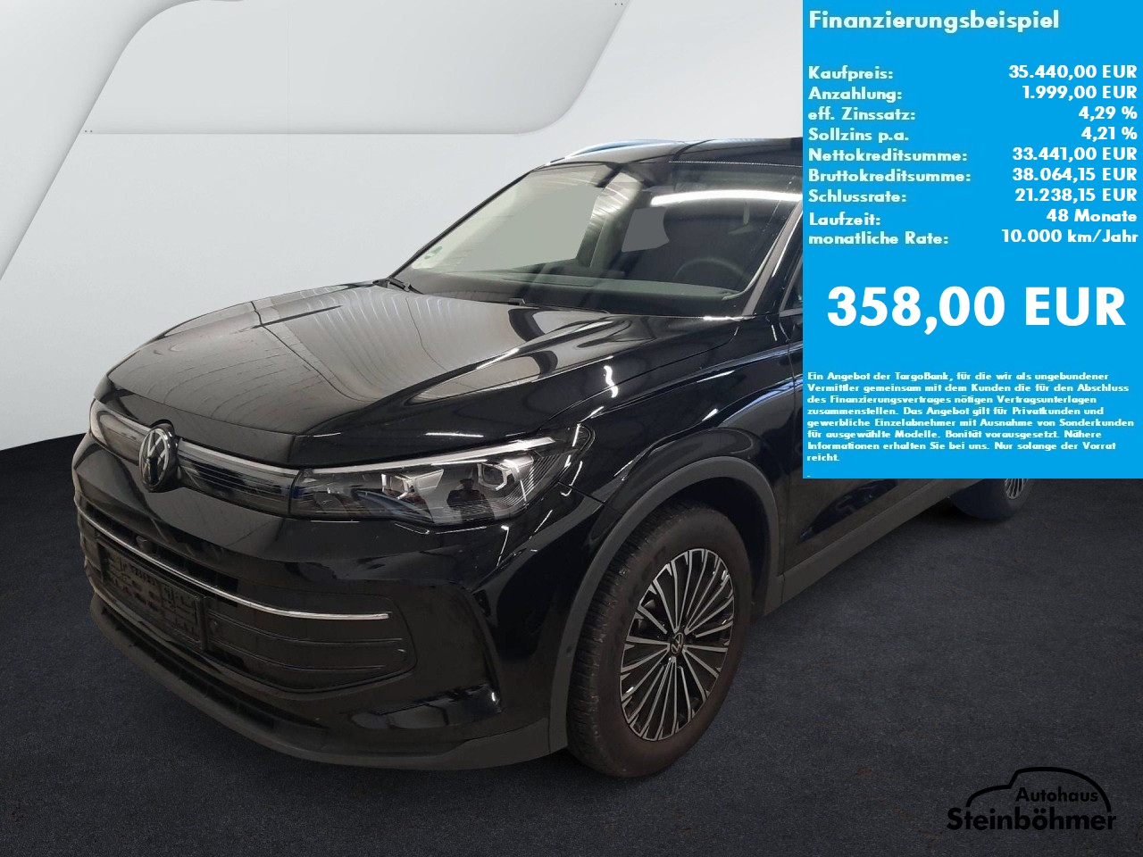 VW Tiguan GOAL 2.0TDI DSG LEDPlus NAV AHK AreaView Bluetooth Navi LED Klima Einparkhilfe el. Fenster