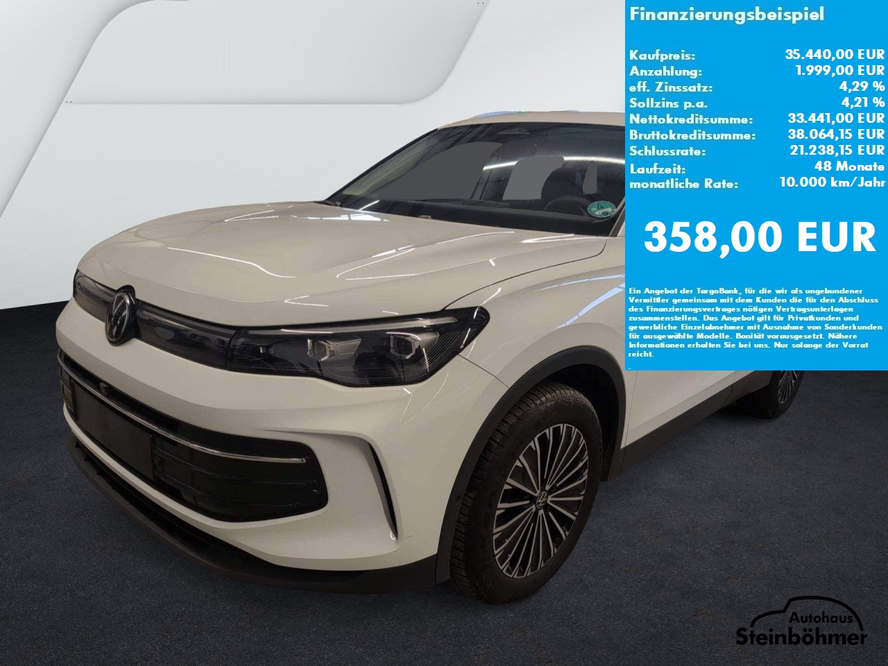 VW Tiguan GOAL 2.0TDI DSG LEDPlus NAV AHK AreaView Bluetooth Navi LED Klima Einparkhilfe el. Fenster