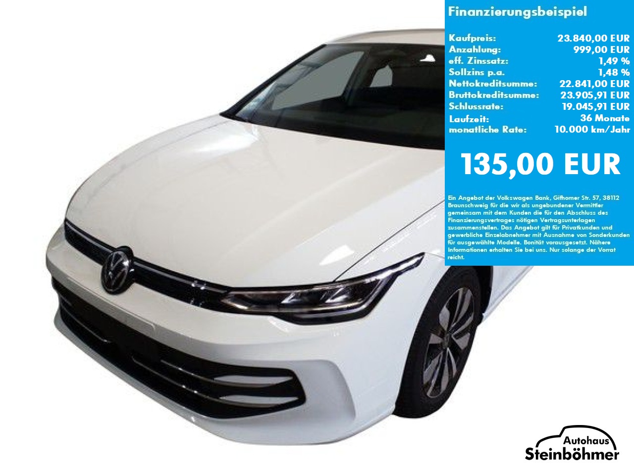 VW Golf GOAL 1.5TSI LED AppCon ACC SHZ RearView Bluetooth Klima Einparkhilfe
