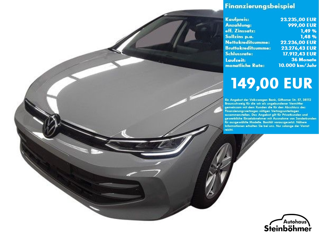 VW Golf Life 1.5TSI LED NAV ACC SHZ AppCon Bluetooth Navi Klima Einparkhilfe el. Fenster