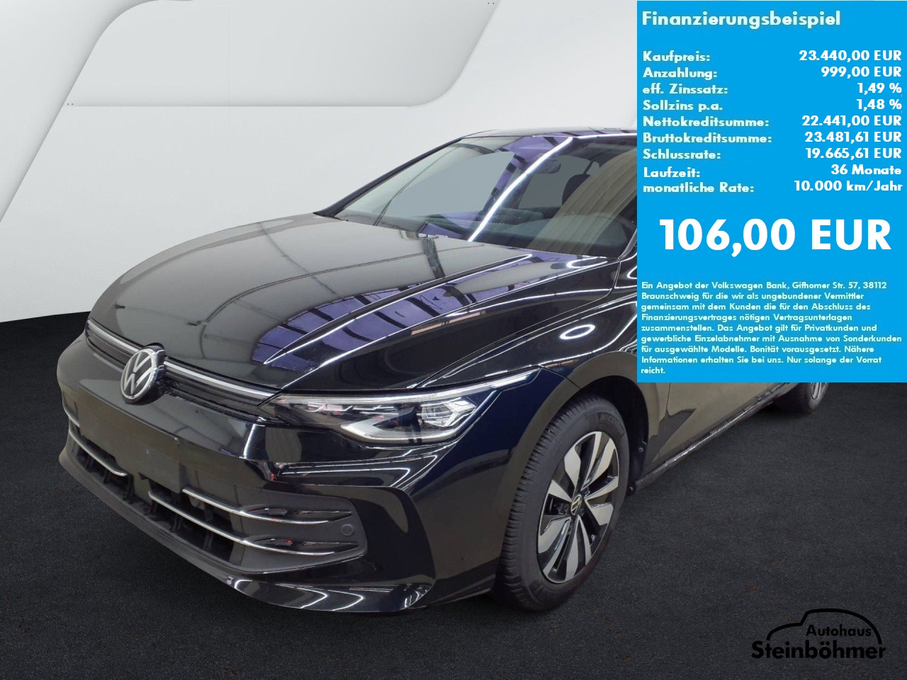 VW Golf GOAL 1.5TSI LEDPlus NAV AHK ACC SHZ RearView Bluetooth Navi LED Klima Einparkhilfe el. Fenster