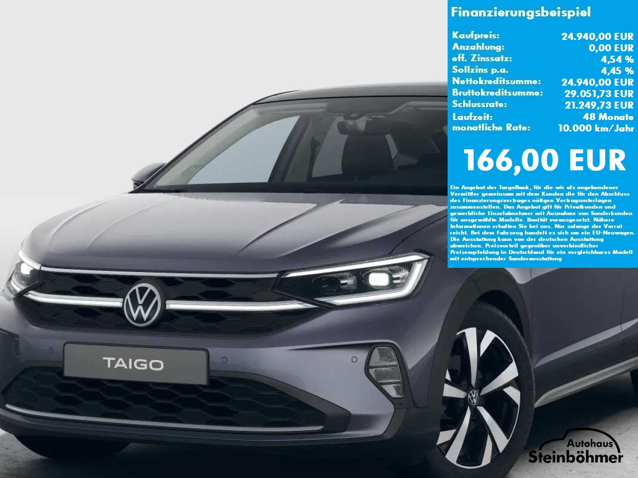 VW T-Cross in gelb, mtl. Leasingrate 186€