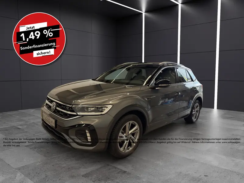 VW T-Roc R-Line 1.5TSI DSG LEDPlus NAV AHK ACC Bluetooth Navi LED Klima Einparkhilfe el. Fenster