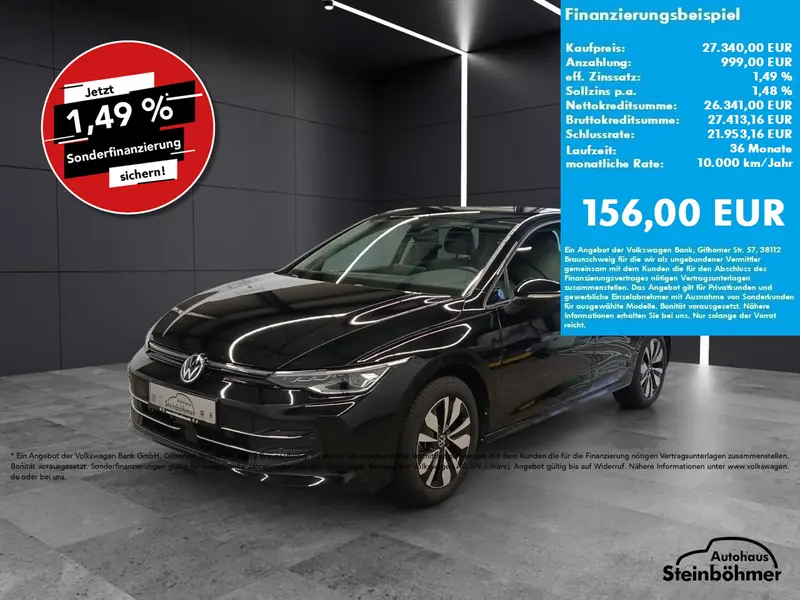 VW Golf GOAL 1.5eTSI DSG LEDPlus NAV AHK RearView Bluetooth Navi LED Klima Einparkhilfe el. Fenster