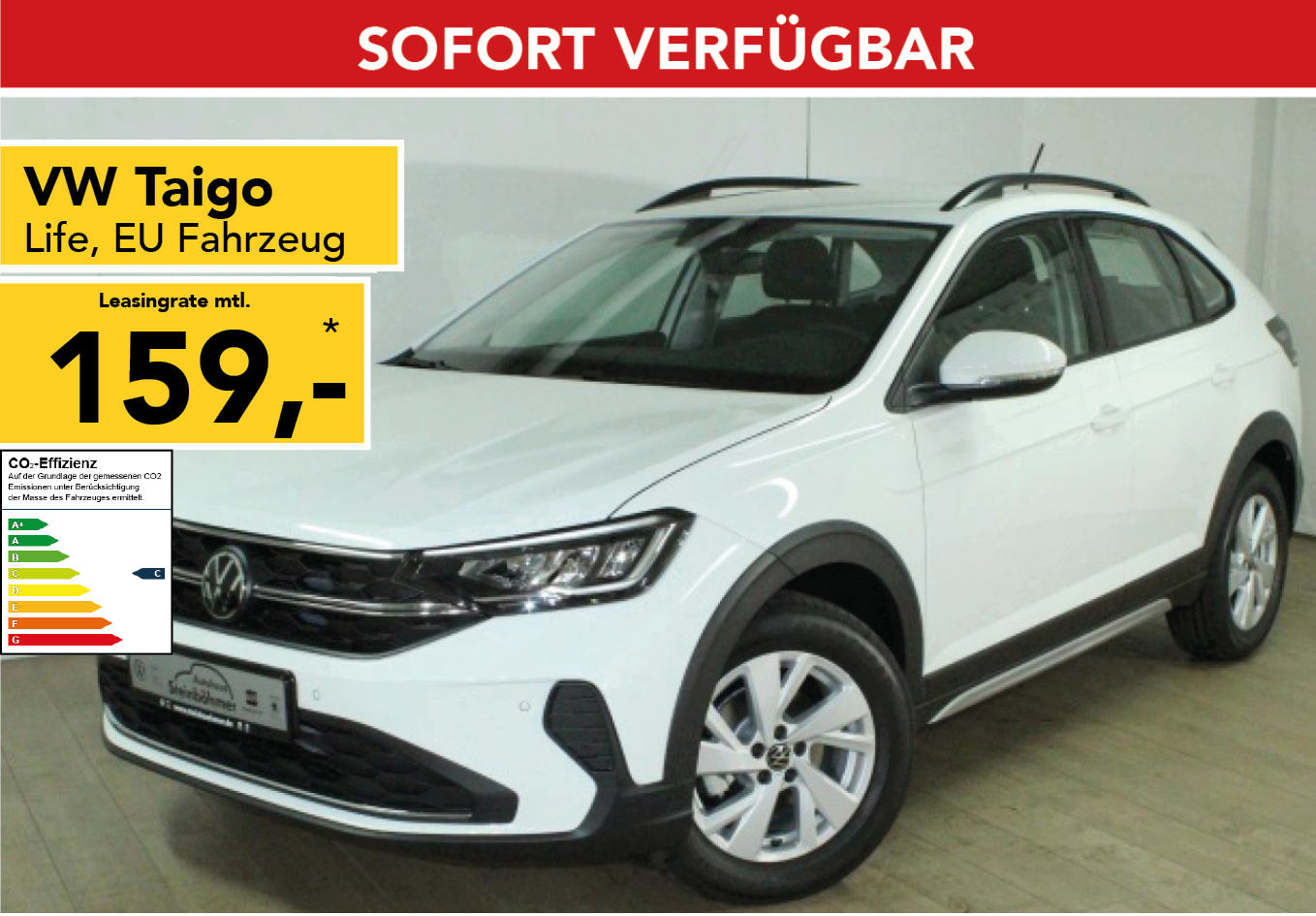 VW Taigo Neuwagen ab EUR 185,- mtl. ▻Top Leasing oder Finanzierung Rate  sichern!