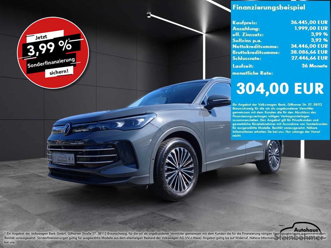 VW Tiguan Elegance 1.5eTSI DSG IQ.Light NAV AHK Bluetooth Navi LED Klima Einparkhilfe el. Fenster VW Tiguan Elegance 1.5eTSI DSG IQ.Light NAV AHK Bluetooth Navi LED Klima Einparkhilfe el. Fenster