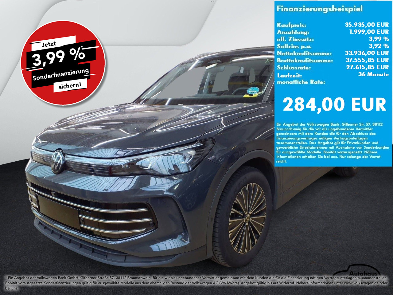 VW Tiguan Elegance 1.5eTSI DSG IQ.Light NAV AHK Bluetooth Navi Klima Einparkhilfe el. Fenster VW Tiguan Elegance 1.5eTSI DSG IQ.Light NAV AHK Bluetooth Navi Klima Einparkhilfe el. Fenster