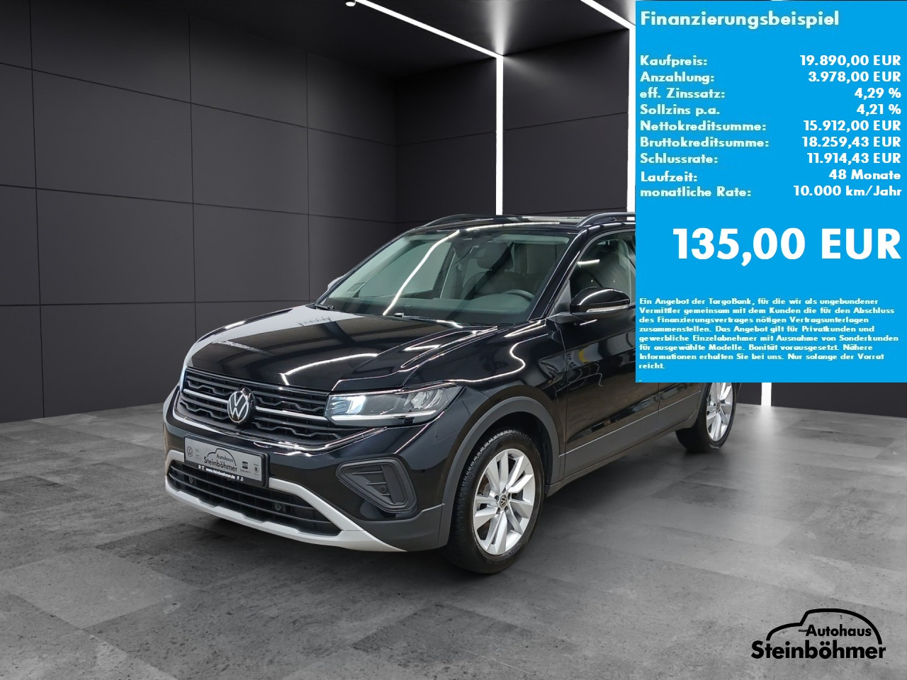 VW T-Cross GOAL 1.0TSI LED NAV ACC SHZ AppCon Bluetooth Navi Klima Einparkhilfe el. Fenster