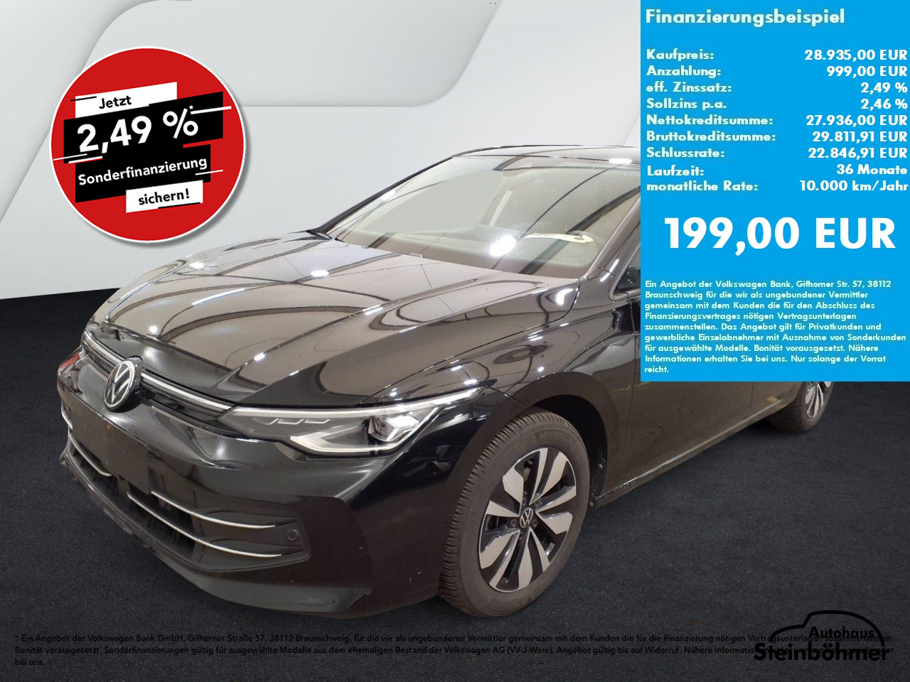 VW Golf GOAL 1.5eTSI DSG LEDPlus NAV AHK RearView Bluetooth Navi LED Klima Einparkhilfe el. Fenster