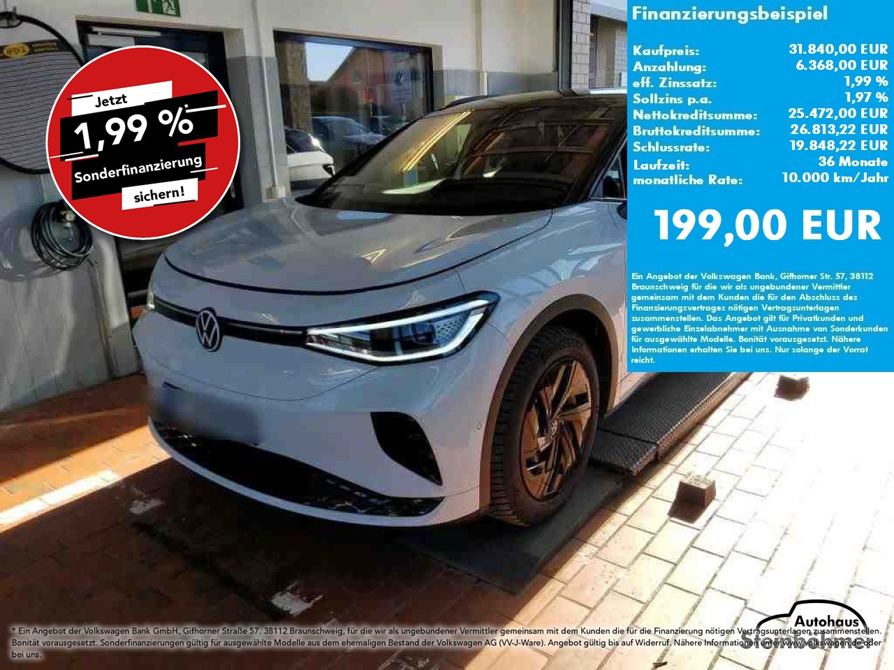 VW ID.4 GTX 4M IQ.Light NAV AHK ACC AreaView EasyOpen Bluetooth Navi LED Klima Einparkhilfe el. Fenster