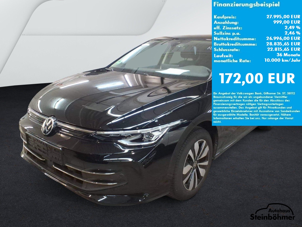 VW Golf GOAL 1.5eTSI DSG LEDPlus NAV AHK ACC Bluetooth Navi LED Klima Einparkhilfe el. Fenster