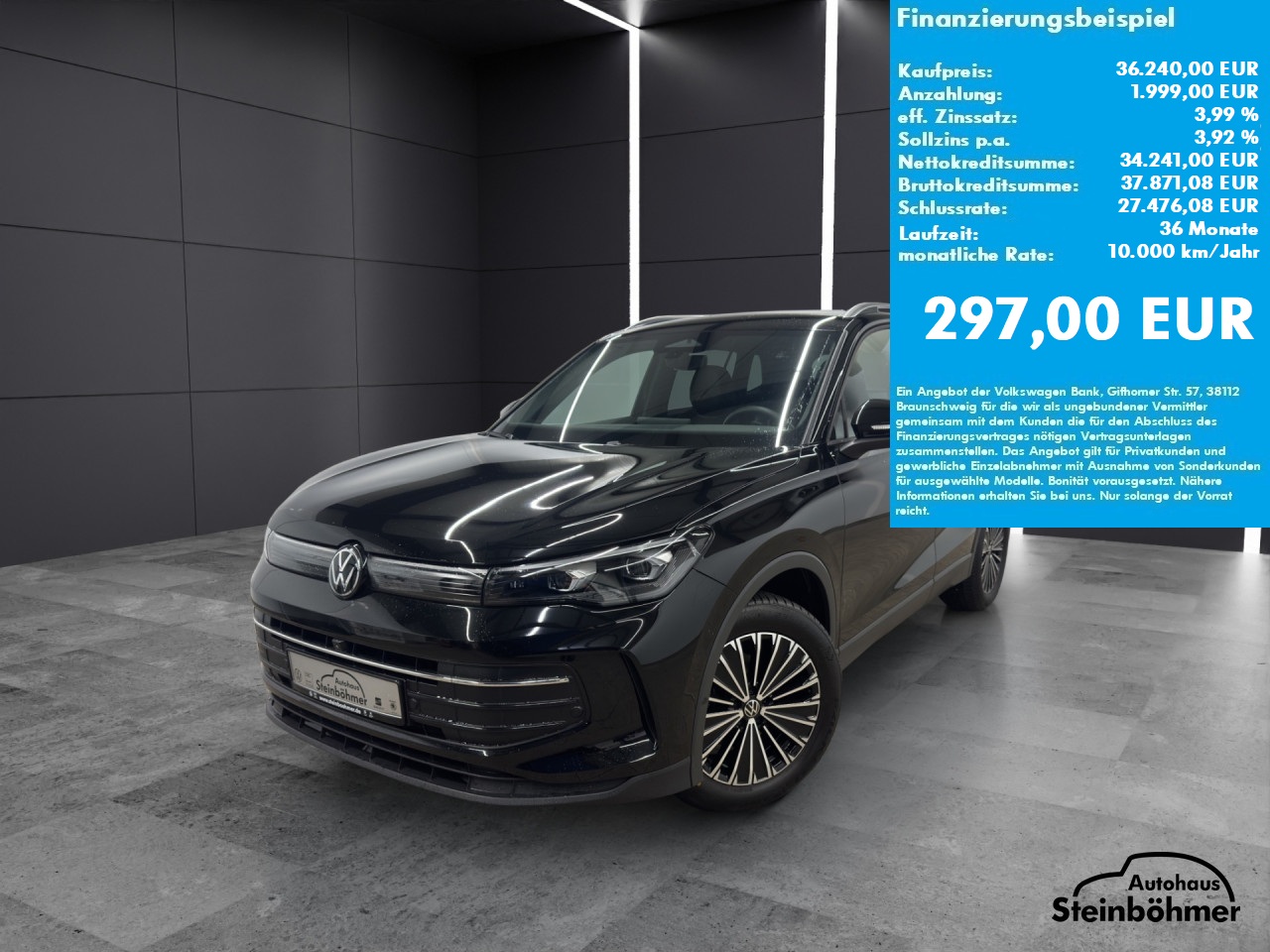 VW Tiguan Goal 1.5eTSI IQ.Light NAV AHK AreaView Bluetooth Navi LED Klima Einparkhilfe el. Fenster