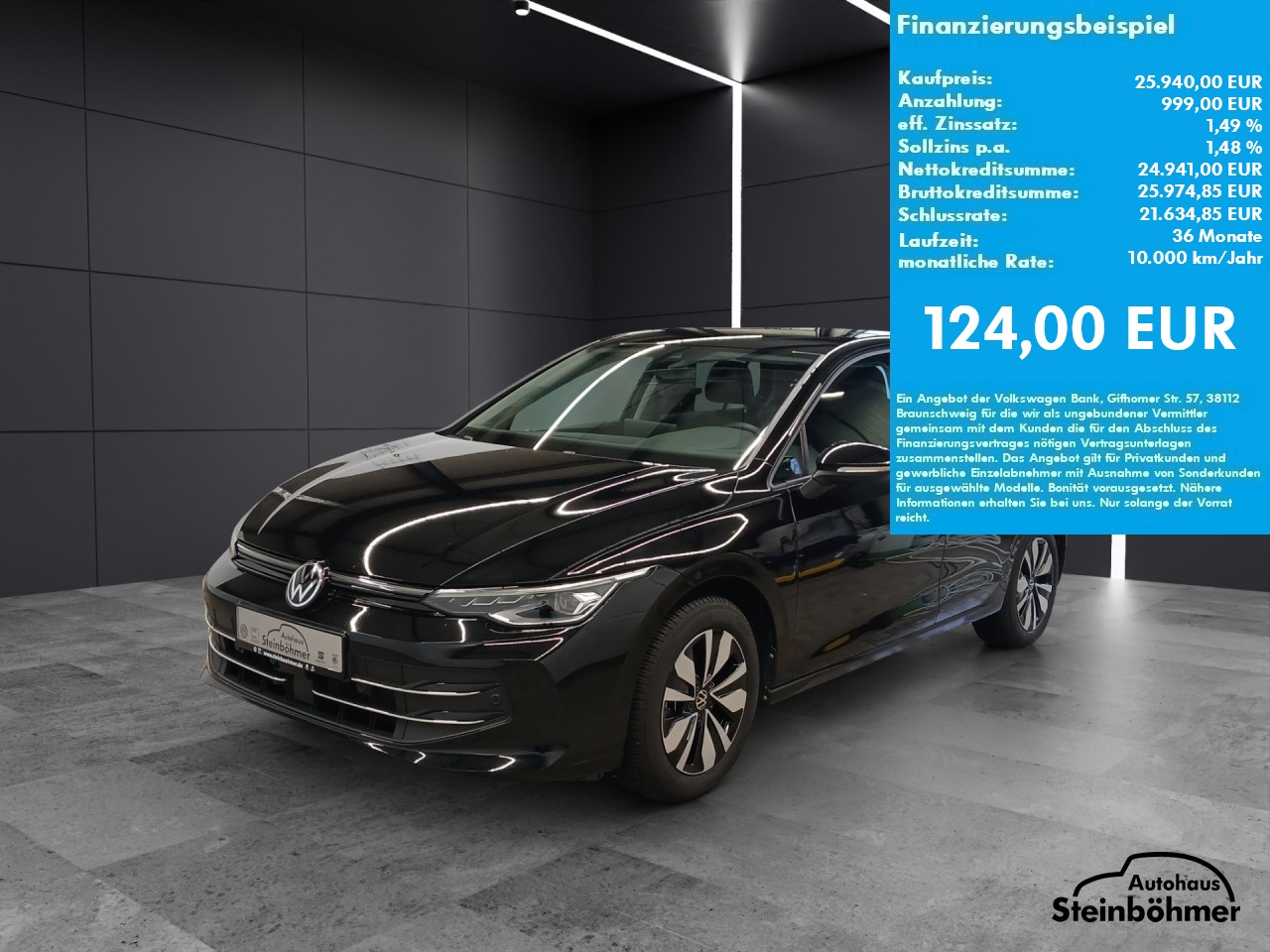 VW Golf GOAL 1.5eTSI DSG LEDPlus NAV AHK ACC Bluetooth Navi LED Klima Einparkhilfe el. Fenster