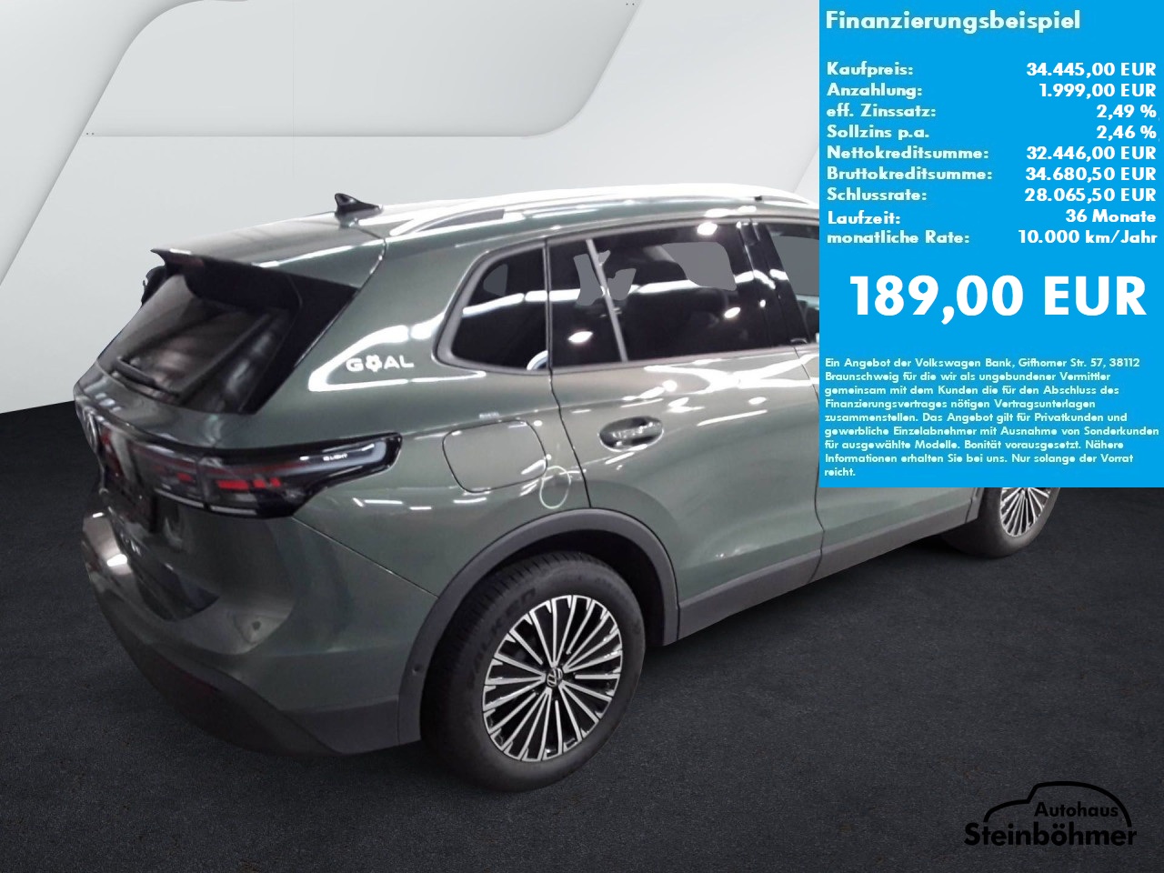 VW Tiguan Goal 2.0TDI DSG LEDPlus NAV AHK ACC SHZ Bluetooth Navi LED Klima Einparkhilfe el. Fenster