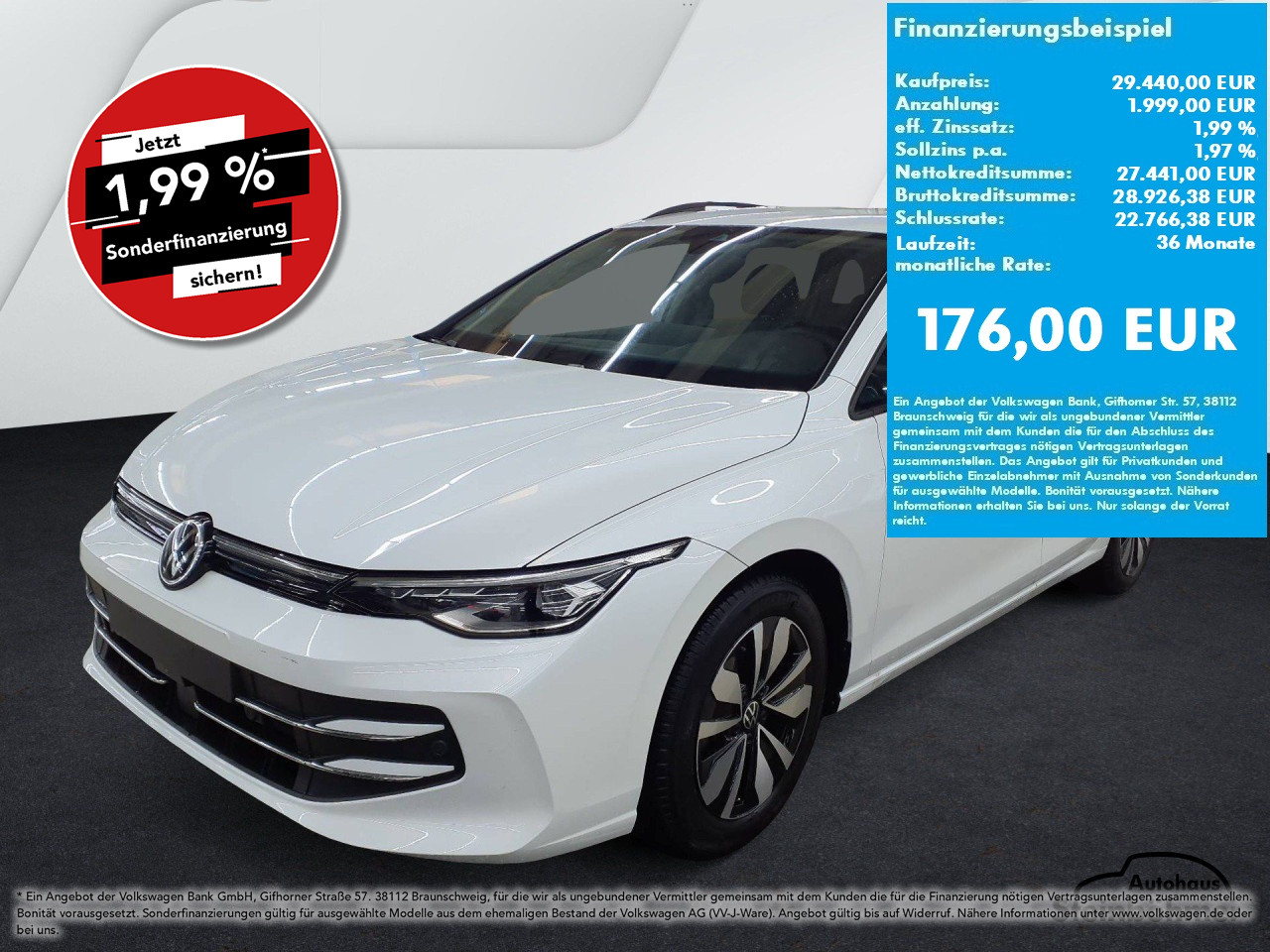 VW Golf Variant GOAL 1.5 eTSI DSG LED Plus NAV AHK Bluetooth Navi Klima Einparkhilfe el. Fenster VW Golf Variant GOAL 1.5 eTSI DSG LED Plus NAV AHK Bluetooth Navi Klima Einparkhilfe el. Fenster