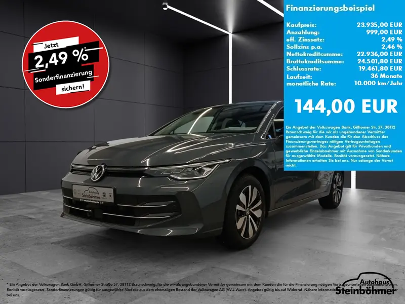 VW Golf GOAL 1.5TSI LED Plus NAV AHK SHZ SideAssist Bluetooth Navi Klima Einparkhilfe el. Fenster