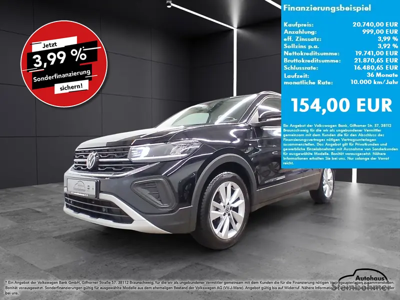 VW T-Cross GOAL 1.0TSI LED NAV ACC SHZ AppCon Bluetooth Navi Klima Einparkhilfe el. Fenster