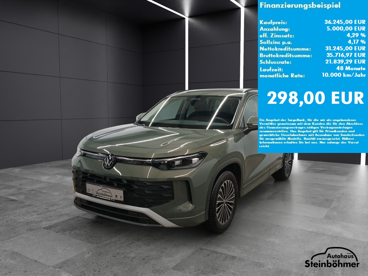 VW Tayron Life 1.5eTSI DSG LED AppCon AHK ACC Bluetooth Klima Einparkhilfe el. Fenster