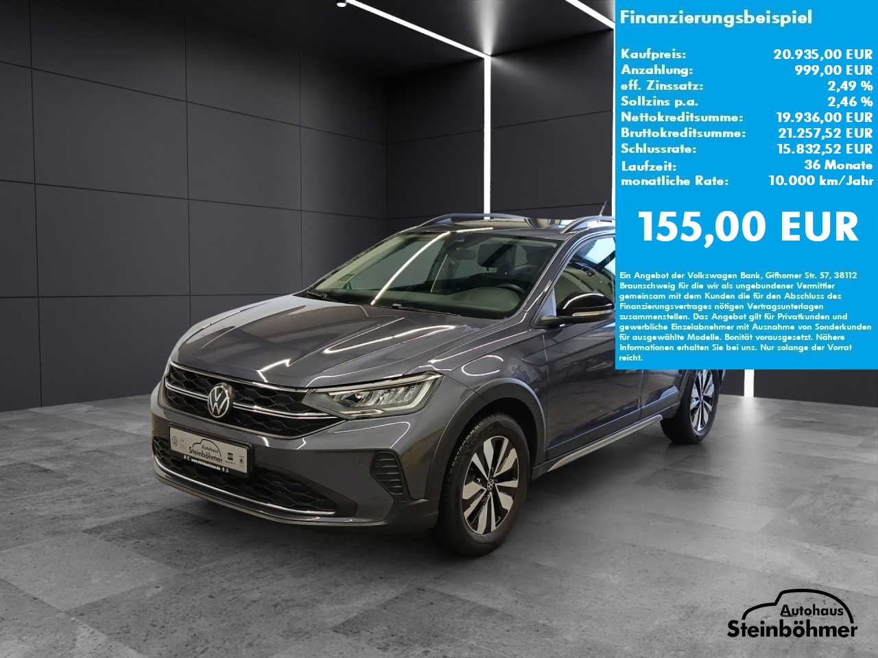 VW Taigo Goal 1.0TSI LED NAV SHZ ACC AppCon Bluetooth Navi Klima Einparkhilfe el. Fenster