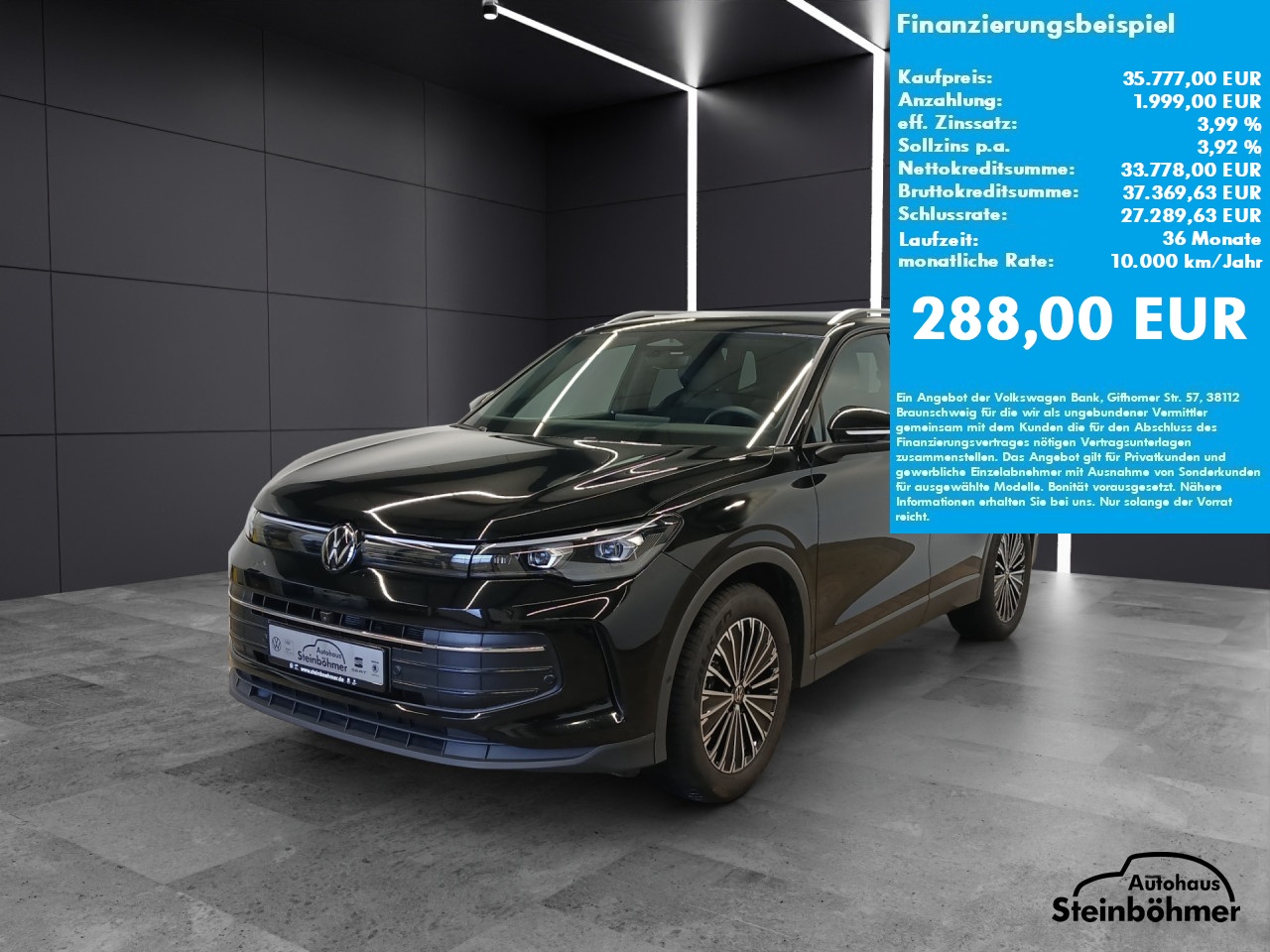 VW Tiguan Goal 1.5eTSI DSG IQ.Light NAV AHK ACC Bluetooth Navi LED Klima Einparkhilfe el. Fenster