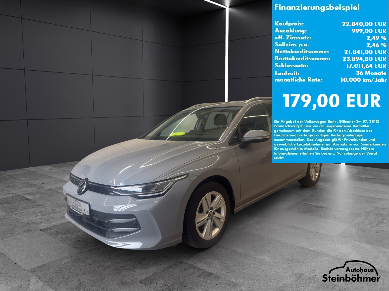 VW Golf Variant Life 1.5TSI LED NAV ACC HeadUp SHZ Bluetooth Head Up Display Navi Klima Einparkhilfe el. Fenster