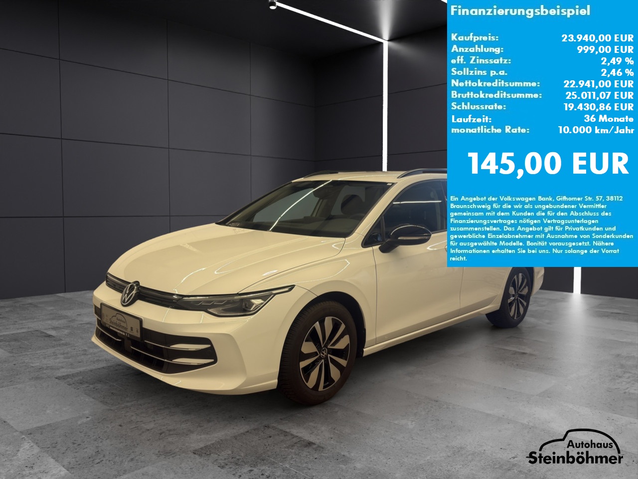 VW Golf Variant GOAL 1.5TSI LEDPlus NAV AHK RearView Bluetooth Navi LED Klima Einparkhilfe el. Fenster