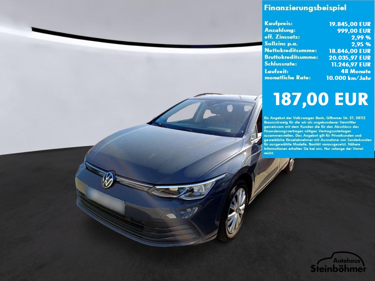 VW Golf Variant Life 2.0 TDI LED NAV ACC SHZ AppCon Bluetooth Navi Klima Einparkhilfe el. Fenster