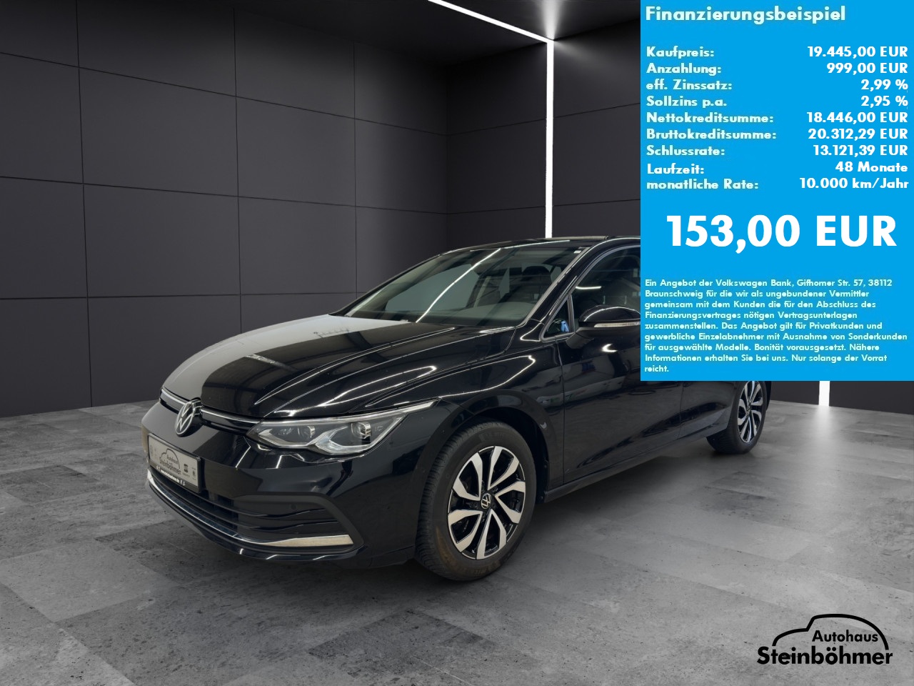 VW Golf Life 1.5TSI ACTIVE IQ.Light NAVI AppCon Bluetooth LED Klima Standhzg Einparkhilfe el. Fenster
