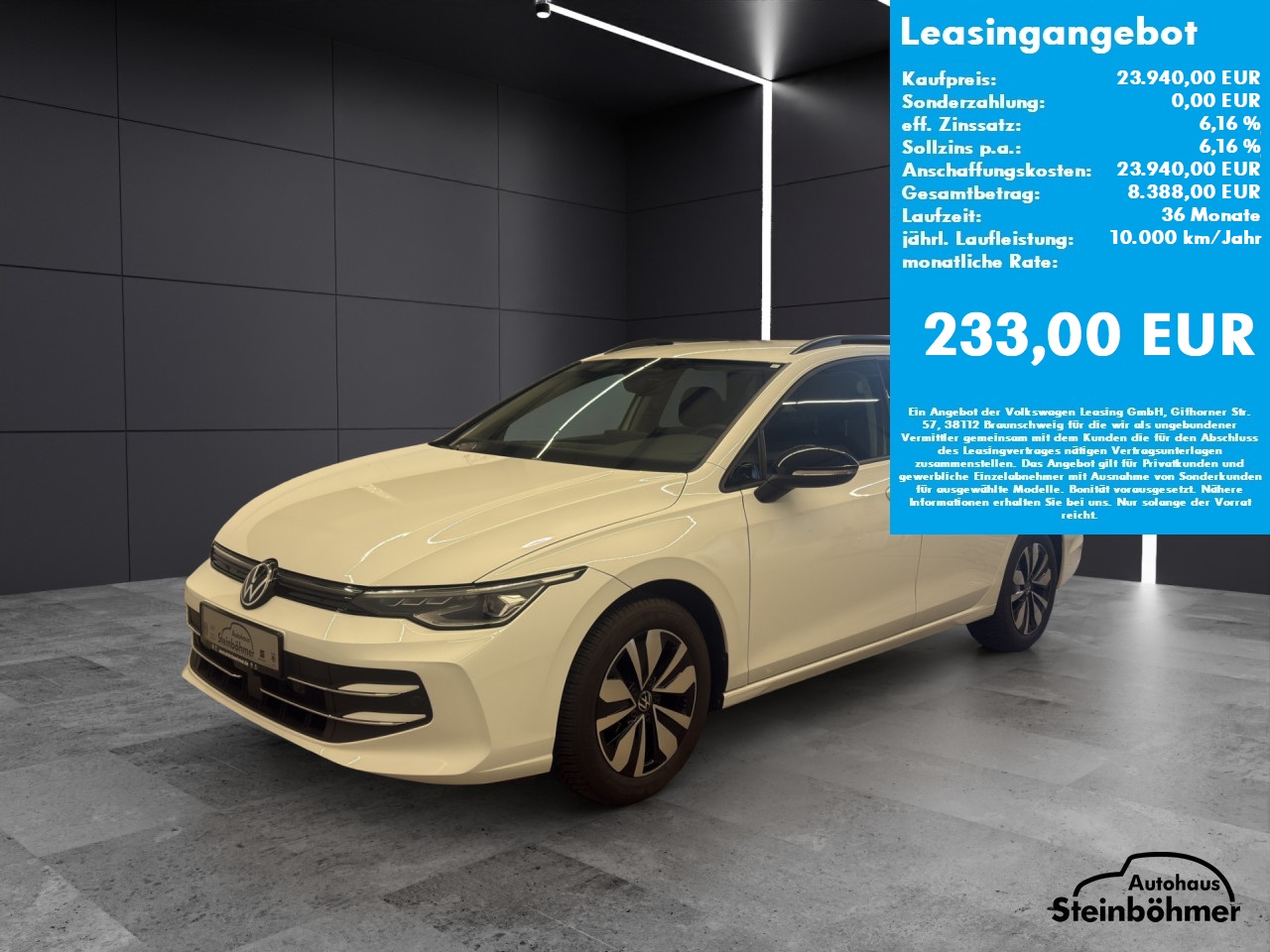 VW Golf Variant GOAL 1.5TSI LEDPlus NAV AHK RearView Bluetooth Navi LED Klima Einparkhilfe el. Fenster