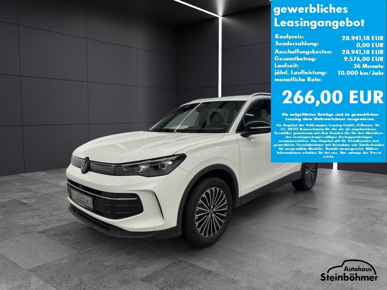 VW Tiguan Goal Plus 2.0TDI DSG IQ.Light NAV AHK Bluetooth Head Up Display Navi LED Klima Einparkhilfe el. Fenster