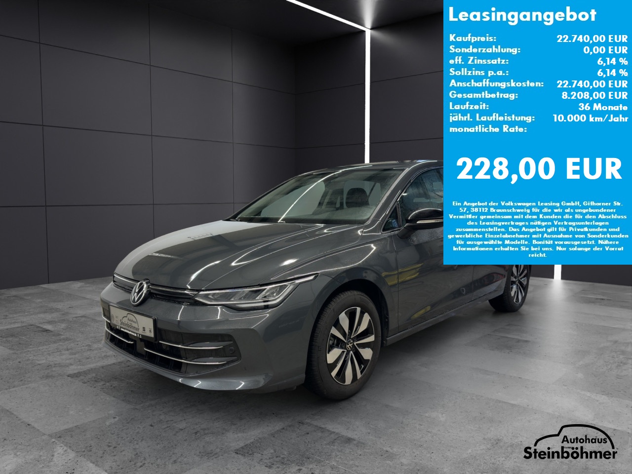 VW Golf GOAL 1.5TSI LED AppCon SHZ ACC SideAssist Bluetooth Klima Einparkhilfe el. Fenster
