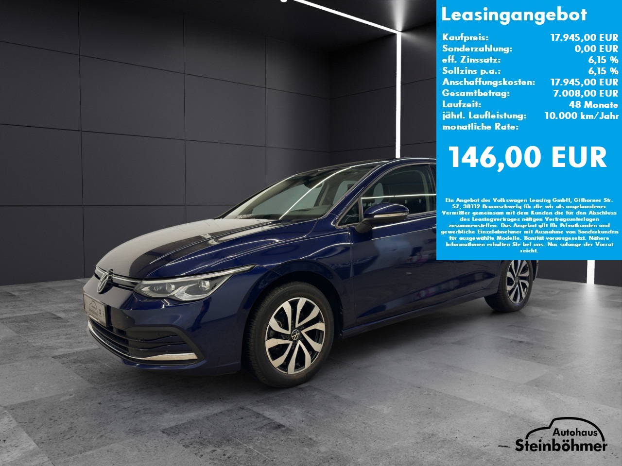 VW Golf Life 1.5 TSI ACTIVE RearView LED AppCon Bluetooth Head Up Display Navi Klima Standhzg Einparkhilfe el. Fenster