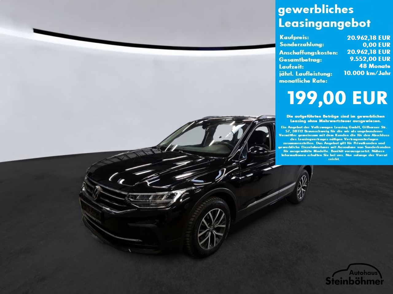 VW Tiguan Life 2.0TDI DSG LED NAV AHK ACC RearView Bluetooth Navi Klima Einparkhilfe el. Fenster