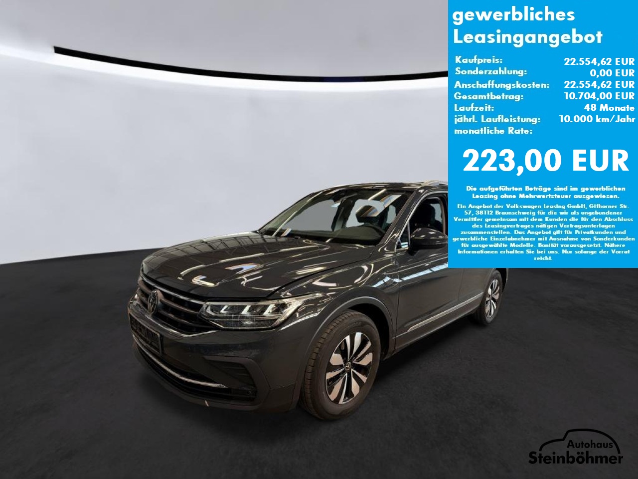 VW Tiguan MOVE 1.5TSI DSG LED NAV AHK SHZ ACC AppCon Bluetooth Navi Klima Einparkhilfe el. Fenster