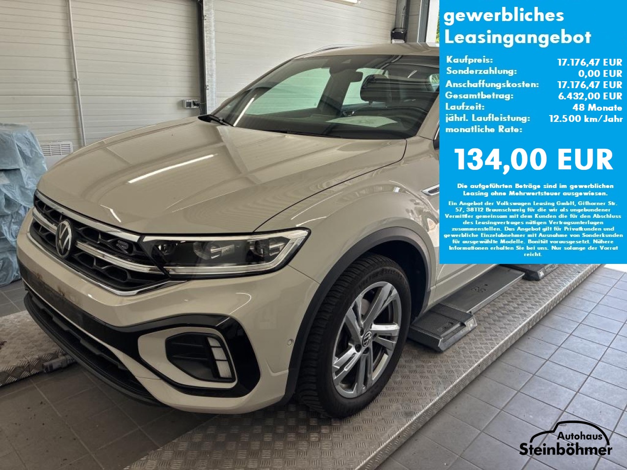 VW T-Roc R-Line 1.0TSI LEDPlus AppCon ACC SHZ Bluetooth LED Klima Einparkhilfe el. Fenster