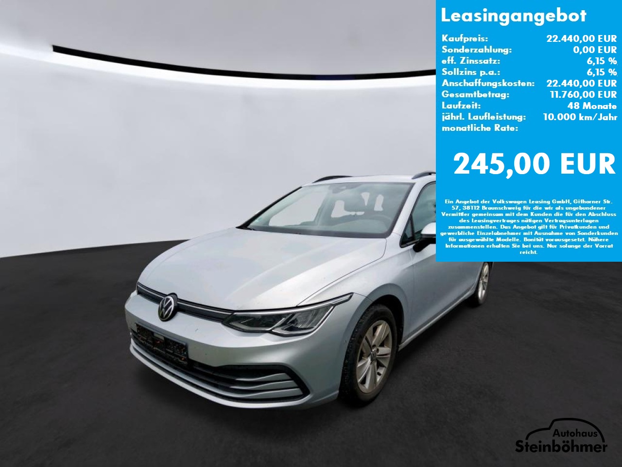 VW Golf Variant Life 1.5eTSI DSG LED NAV ACC IQ.Drive Bluetooth Navi Klima Einparkhilfe el. Fenster