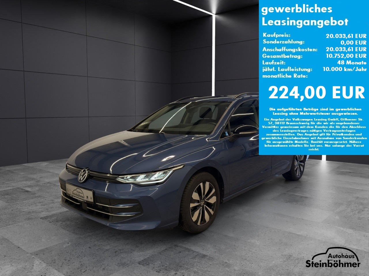VW Golf Variant Goal 1.5TSI LED NAV ACC RearView Bluetooth Navi Klima Einparkhilfe el. Fenster