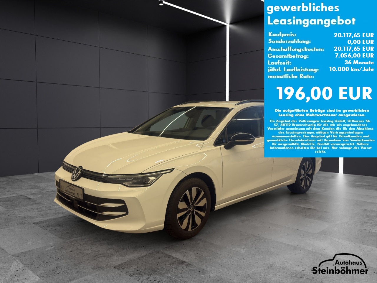 VW Golf Variant GOAL 1.5TSI LEDPlus NAV AHK RearView Bluetooth Navi LED Klima Einparkhilfe el. Fenster