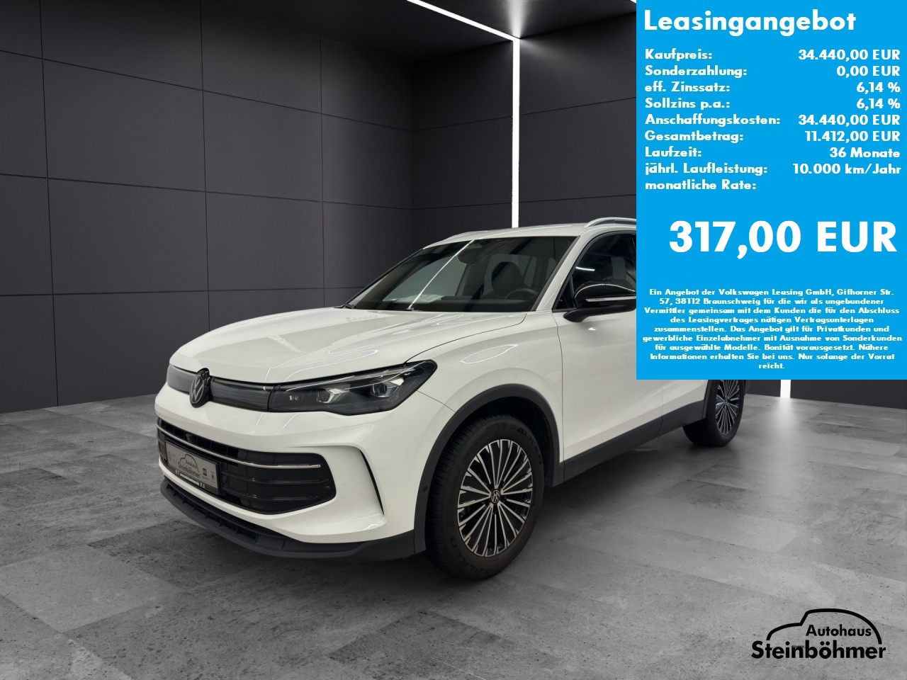 VW Tiguan Goal Plus 2.0TDI DSG IQ.Light NAV AHK Bluetooth Head Up Display Navi LED Klima Einparkhilfe el. Fenster
