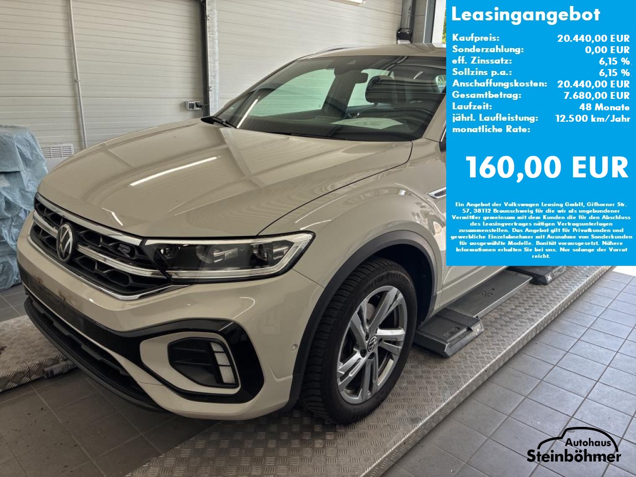 VW T-Roc R-Line 1.0TSI LEDPlus AppCon ACC SHZ Bluetooth LED Klima Einparkhilfe el. Fenster