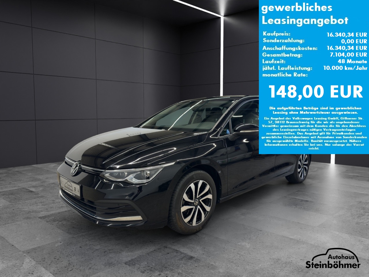 VW Golf Life 1.5TSI ACTIVE IQ.Light NAVI AppCon Bluetooth LED Klima Standhzg Einparkhilfe el. Fenster