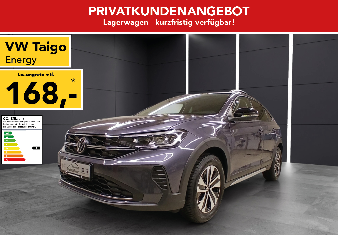 VW Taigo ENERGY 1.0 TSI RearView AHK Allwetterreifen