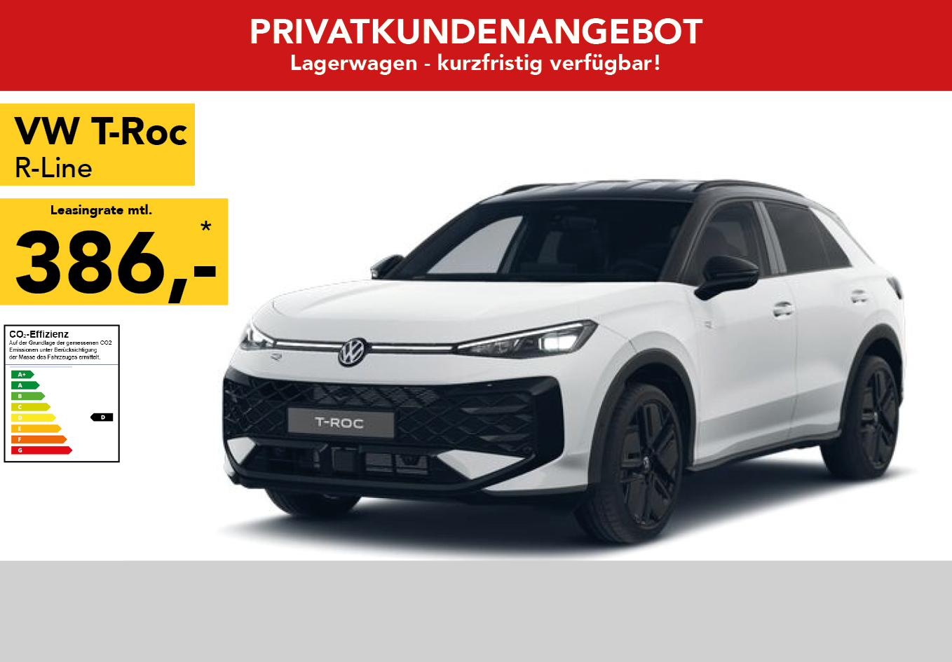VW T-Roc R-Line 1.5 eTSI DSG, EasyOpen, IQ.Light, Navi