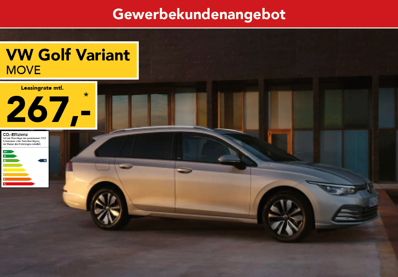 meditativ byld film VW Golf Variant ab EUR 267 mtl. für Gewerbekunden ▻ Angebote ▻Top  Finanzierung oder Leasing Rate