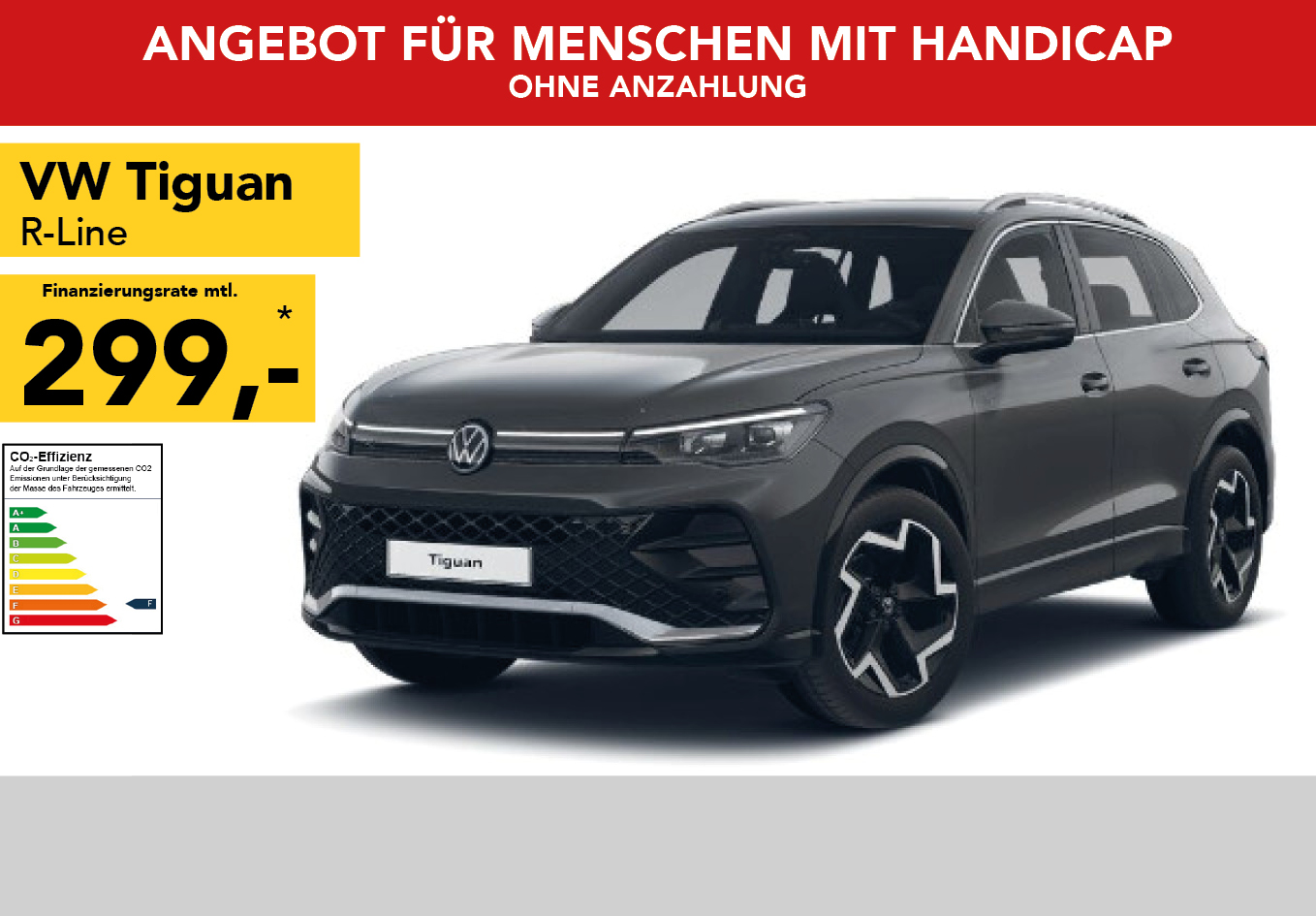 VW T-Cross in gelb, mtl. Leasingrate 186€