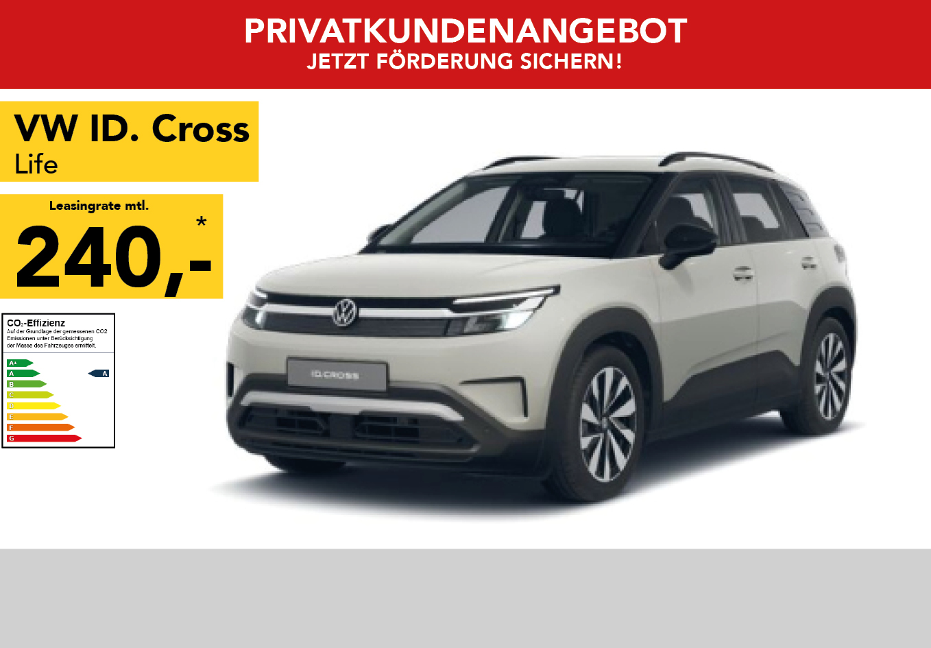 VW ID. Cross Life 155kW (211 PS) 52 kWh
