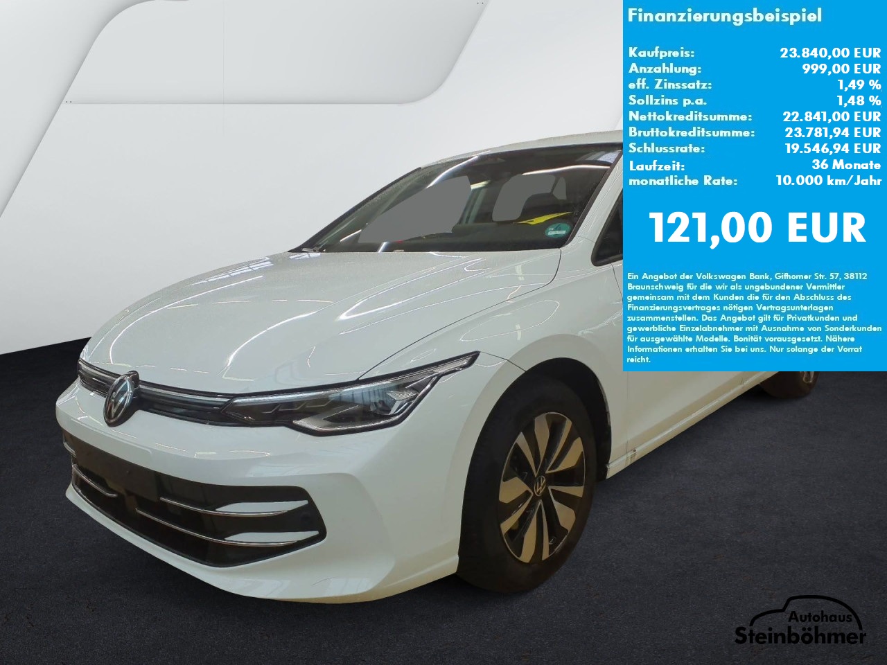 VW Golf Goal 1.5TSI LEDPlus NAV AHK ACC SHZ RearView Bluetooth Navi LED Klima Einparkhilfe el. Fenster