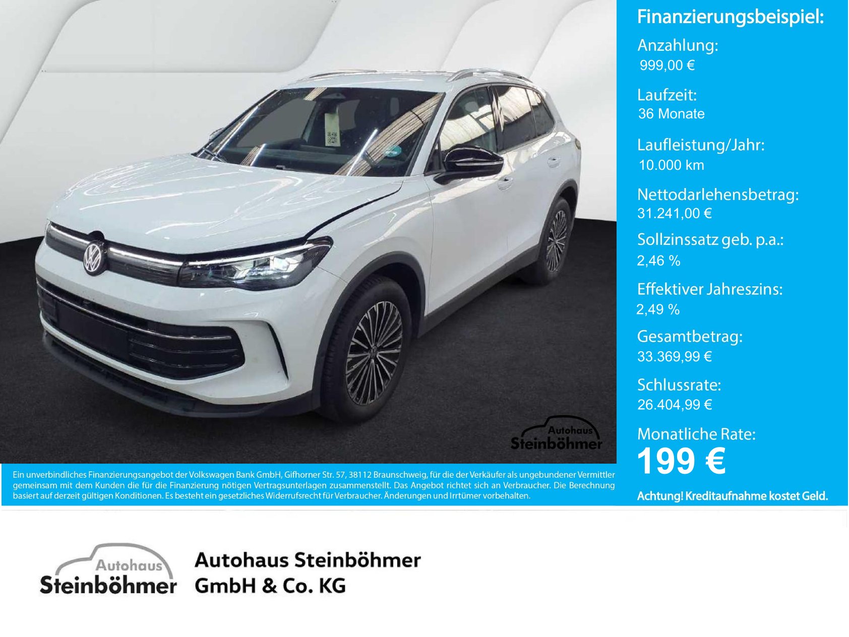 VW Tiguan Goal Plus 1.5eTSI DSG IQ.Light NAV AHK SHZ Bluetooth Navi LED Klima Einparkhilfe el. Fenster