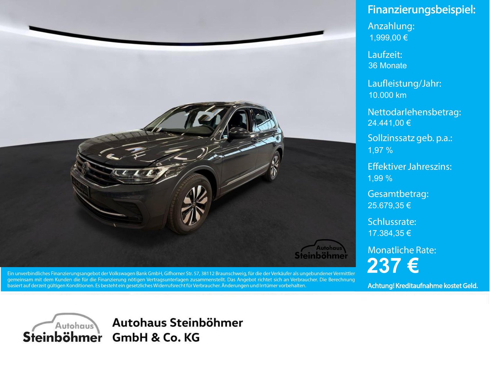 VW Tiguan MOVE 1.5TSI DSG LED NAV AHK SHZ ACC AppCon Bluetooth Navi Klima Einparkhilfe el. Fenster